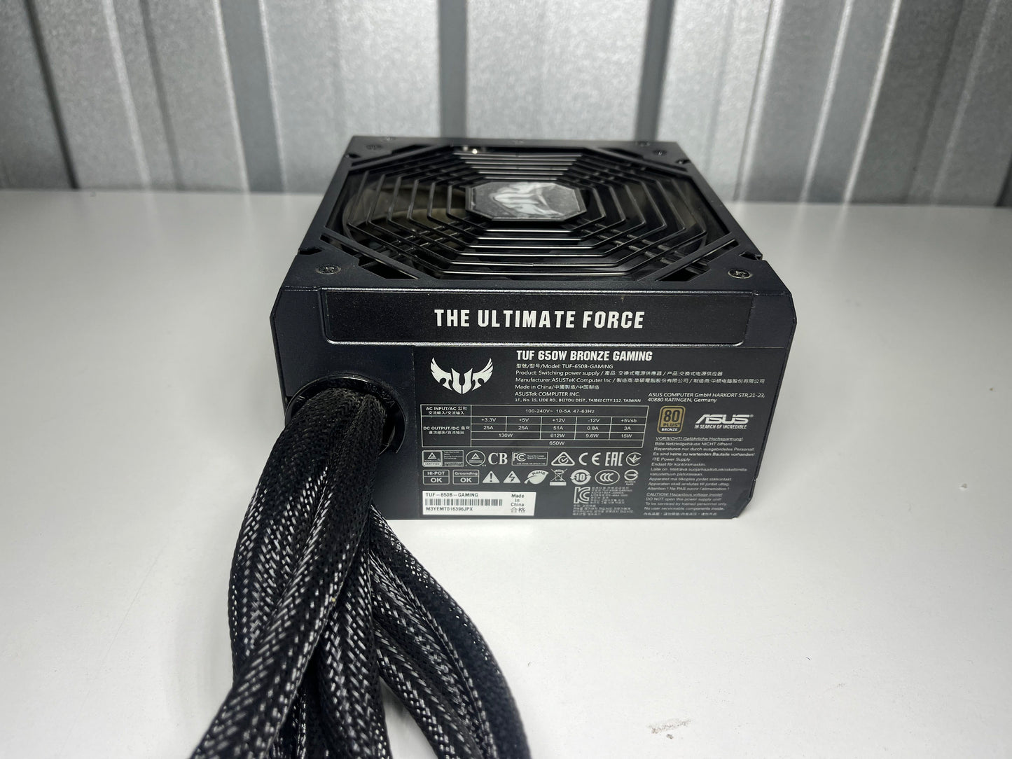 FUENTE DE ALIMENTACIÓN TUF GAMING 650W BRONZE