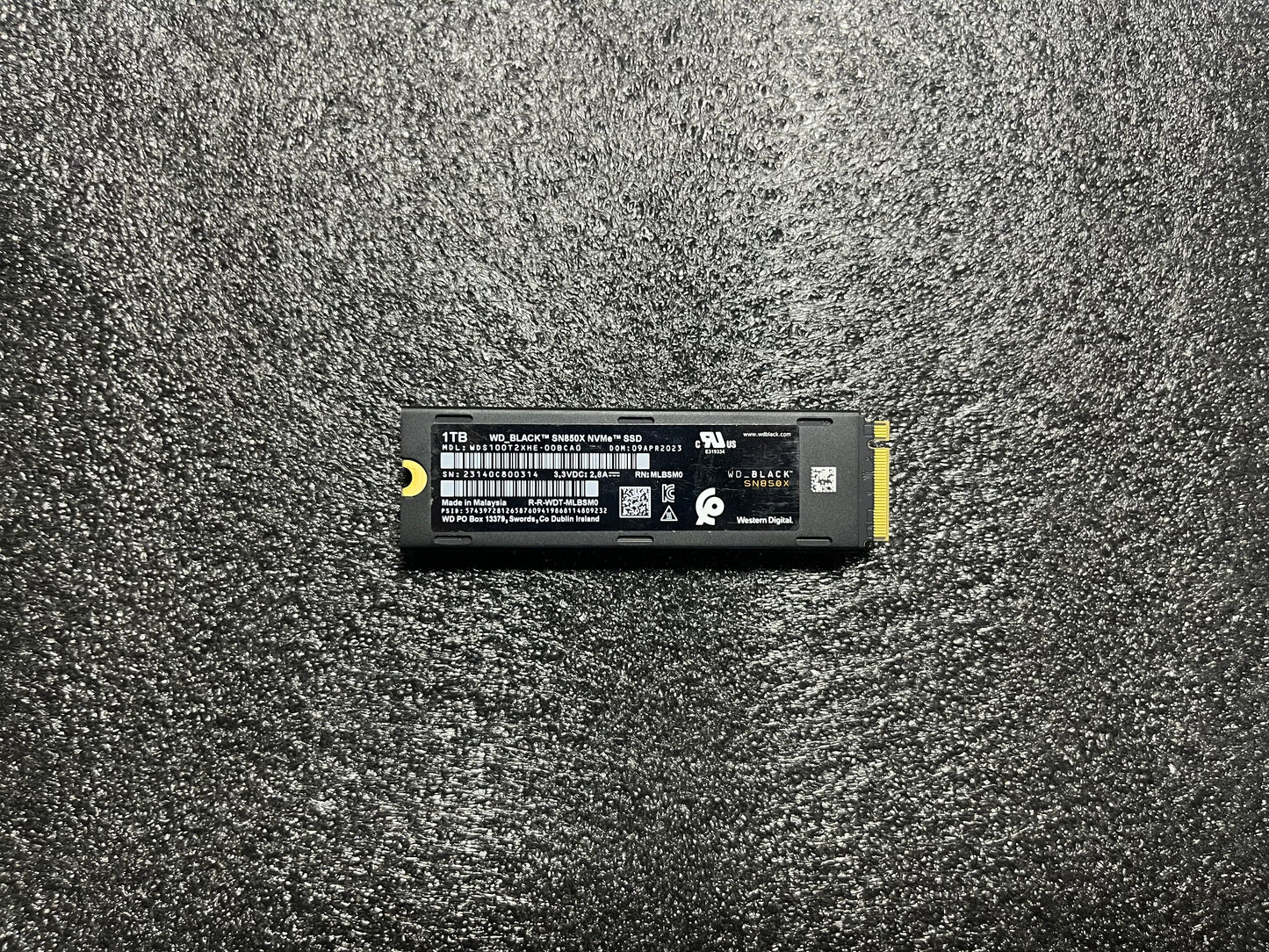 WD BLACK 1 TB NVMe SSD-Festplatte