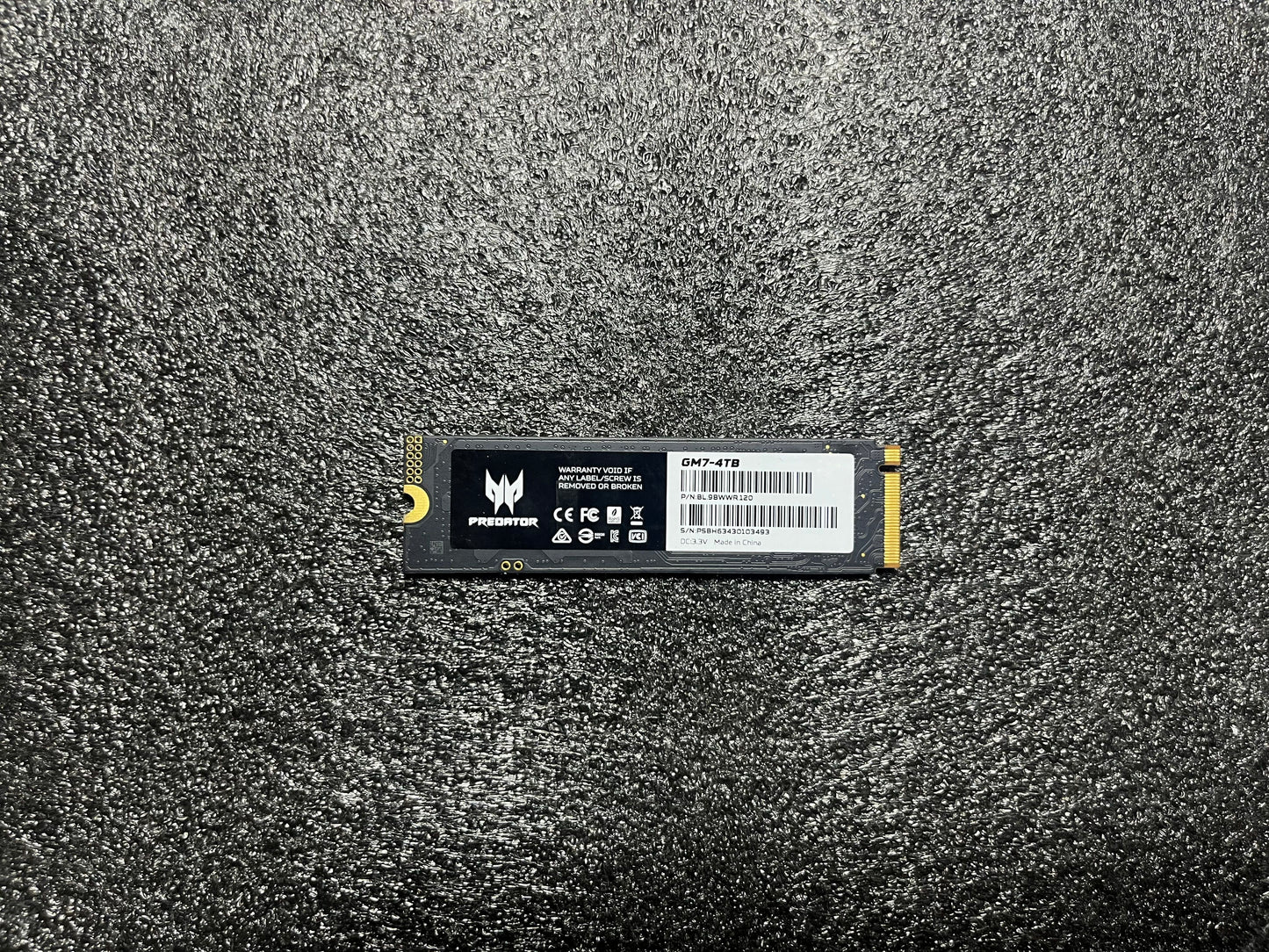 DISCO DURO SSD NVMe ACER PREDATOR GM7 4TB