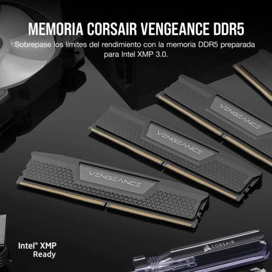 RAM CORSAIR VENGANCE DDR5 5200MHz 16GB 2x8GB CL40 Negra